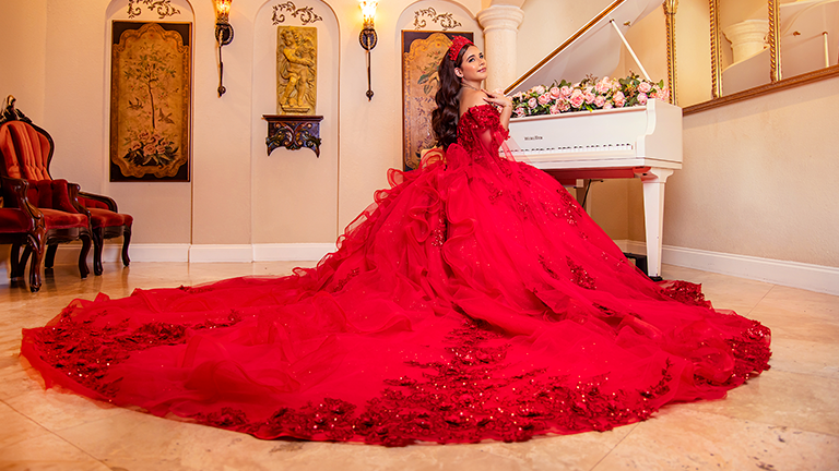 Vestidos de quinceañera clásico 3