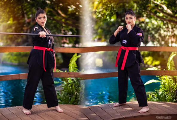 karate photoshoot quinceañeras 2