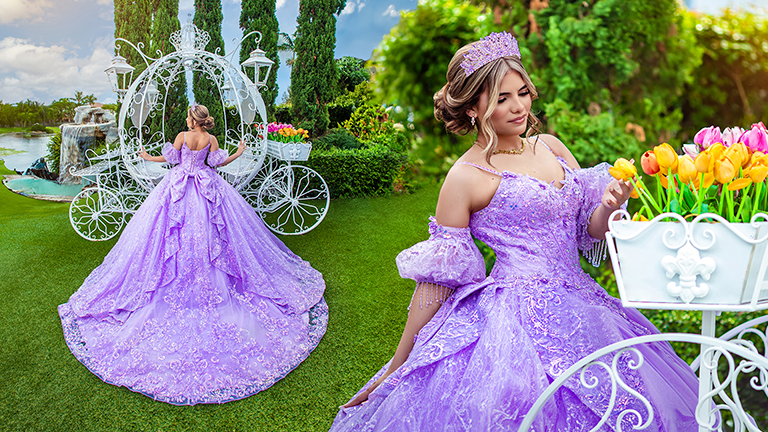 vestidos quiinceañera morados 2