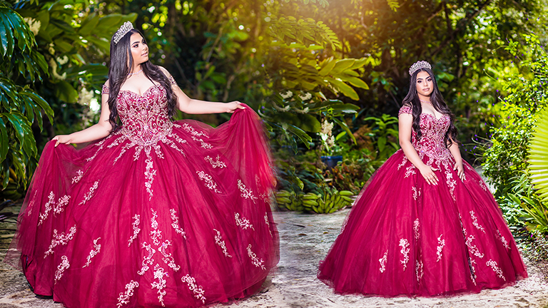 vestidos quiinceañera rojos