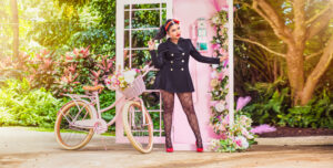 Erika photoshoot con bicicletas